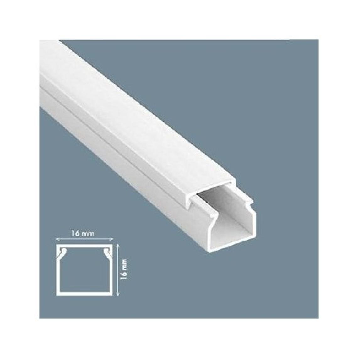 Mutlusan 16X16 Yapışkanlı Kablo Kanalı 2 Metre