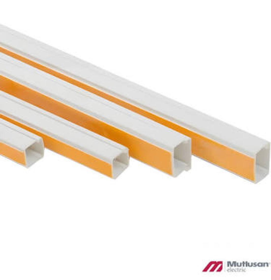 Mutlusan Yapışkanlı Kablo Kanalı 12 x 12 mm 18 M