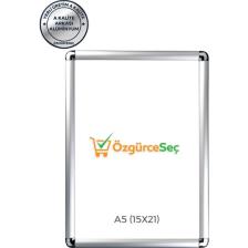 ÖzgürceSeç A5 (15X21) Alüminyum Açılır Kapanır Rondo Çerçeve