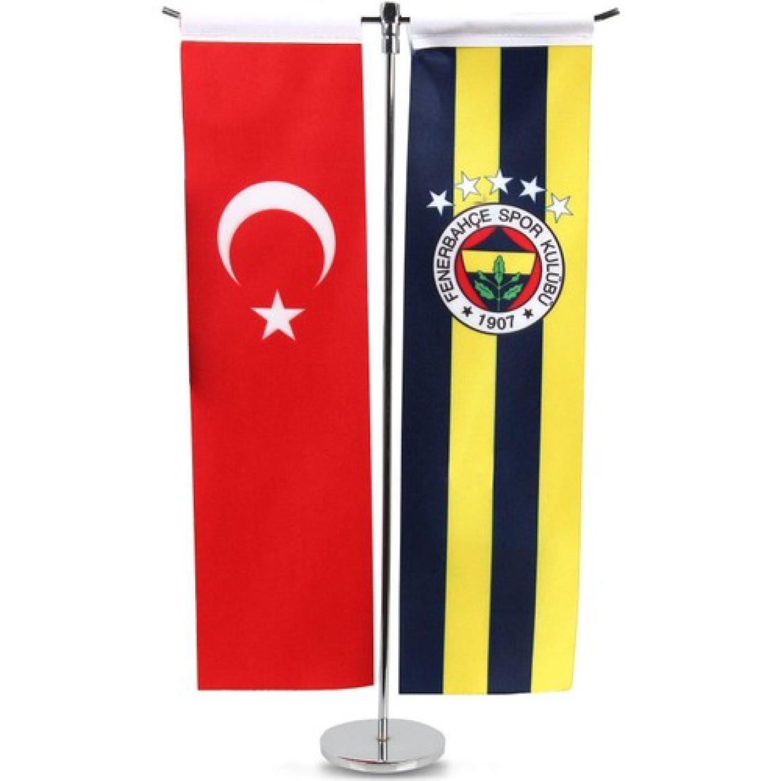 Fenerbahçe 8 x 30 cm 5 Yıldız Fb Logo-Türk T Masa Bay