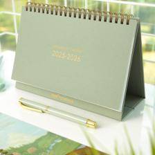 Matt Notebook 2025-2026 16 Aylık Akademik Masaüstü Planlayıcı Takvim Yeşil
