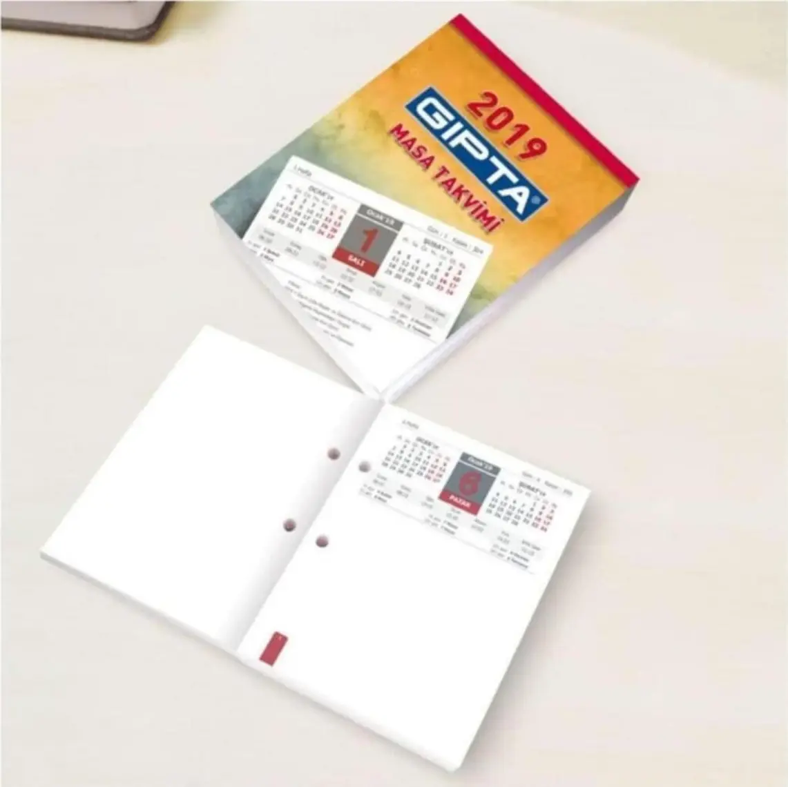 Gıpta 365-Gtb Blok Masa Takvimi 10 x 13 cm 372 Yaprak