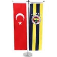 Fenerbahçe 8 x 30 cm 5 Yıldız Fb Logo-Türk T Masa Bay