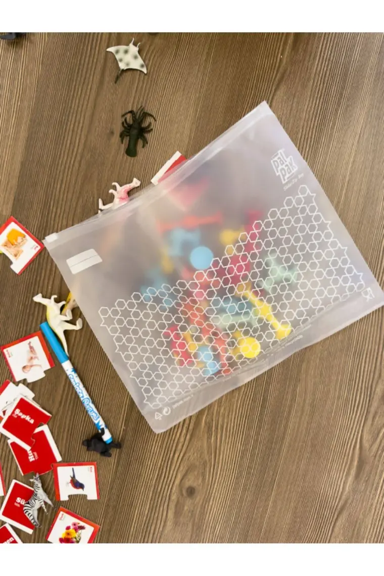 Palpak 2 Boy Çok Amaçlı Kullanılabilir Fermuarlı Poşet - 3 Büyük/3orta