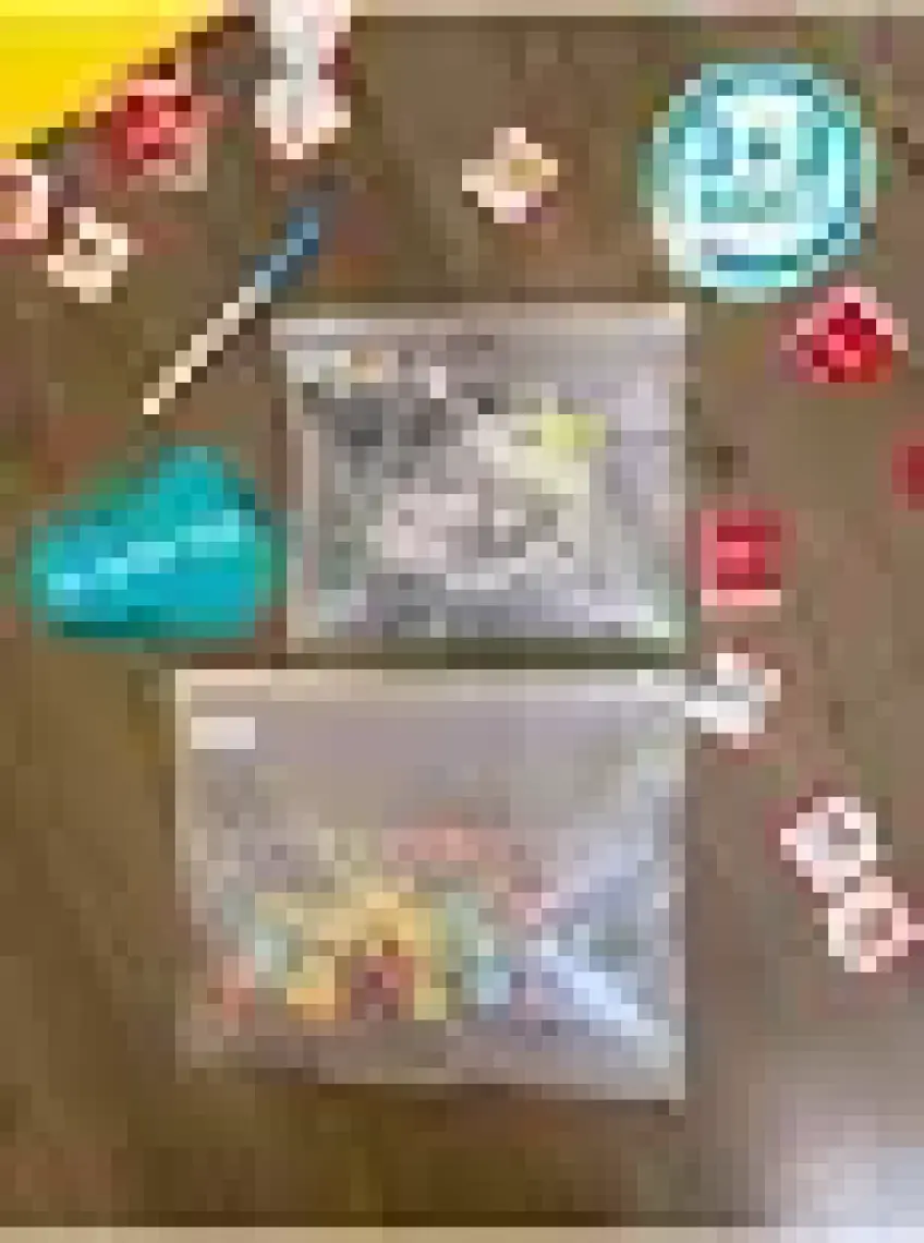 Palpak 2 Boy Çok Amaçlı Kullanılabilir Fermuarlı Poşet - 3 Büyük/3orta