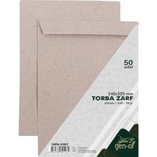 Gen-Of A4 Torba Zarf Kraft Silikonlu 90 gr 24 x 32 cm 50'li