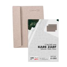 Kraft Kare Mektup Zarfı 114 X 162 Mm 70 Gr Silikonlu 100 Lü