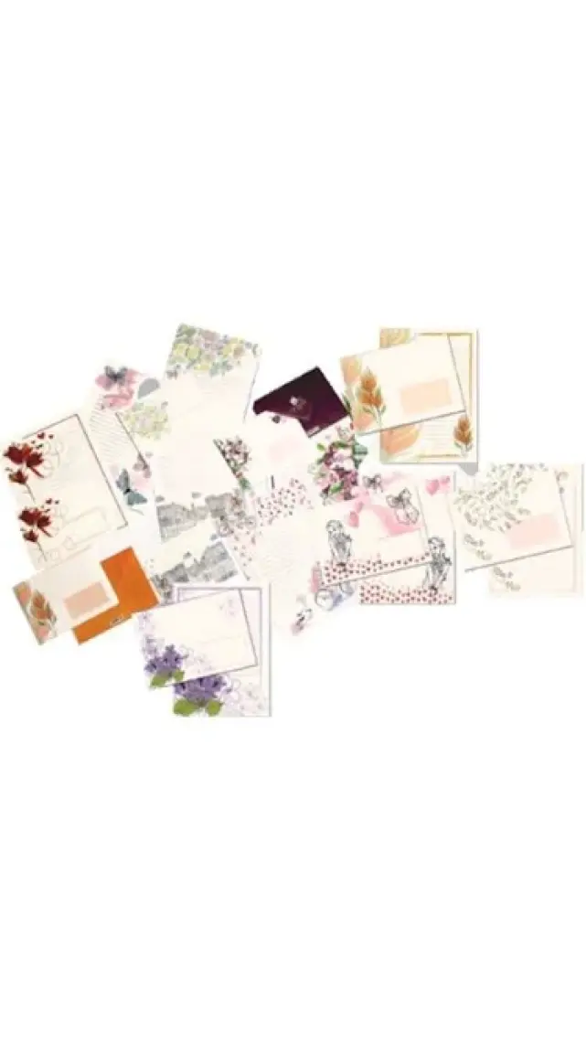 Keskin Mektupluk Kağıt 10’lu Ivory Set 160460-99