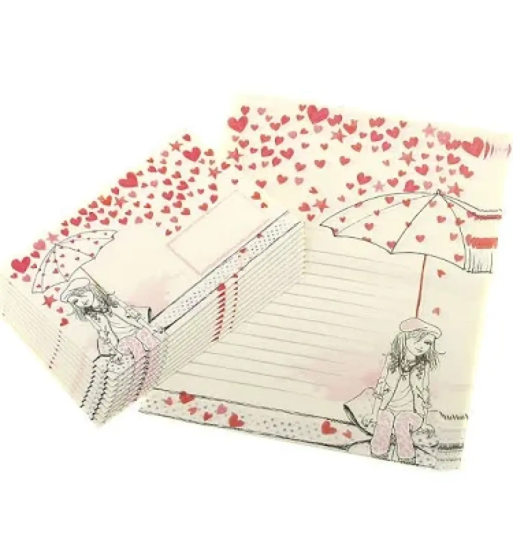 Keskin Mektupluk Kağıt 10’lu Ivory Set 160460-99