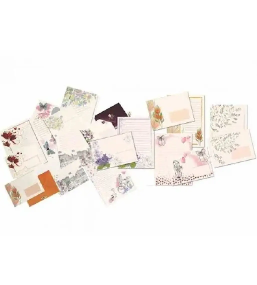 Keskin Mektupluk Kağıt 10’lu Ivory Set 160460-99