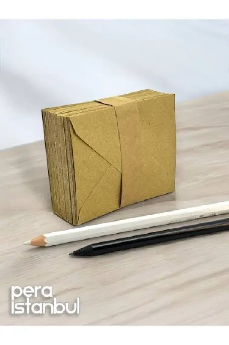 50 Adet Kraft Renkli Küçük Zarf 7x9