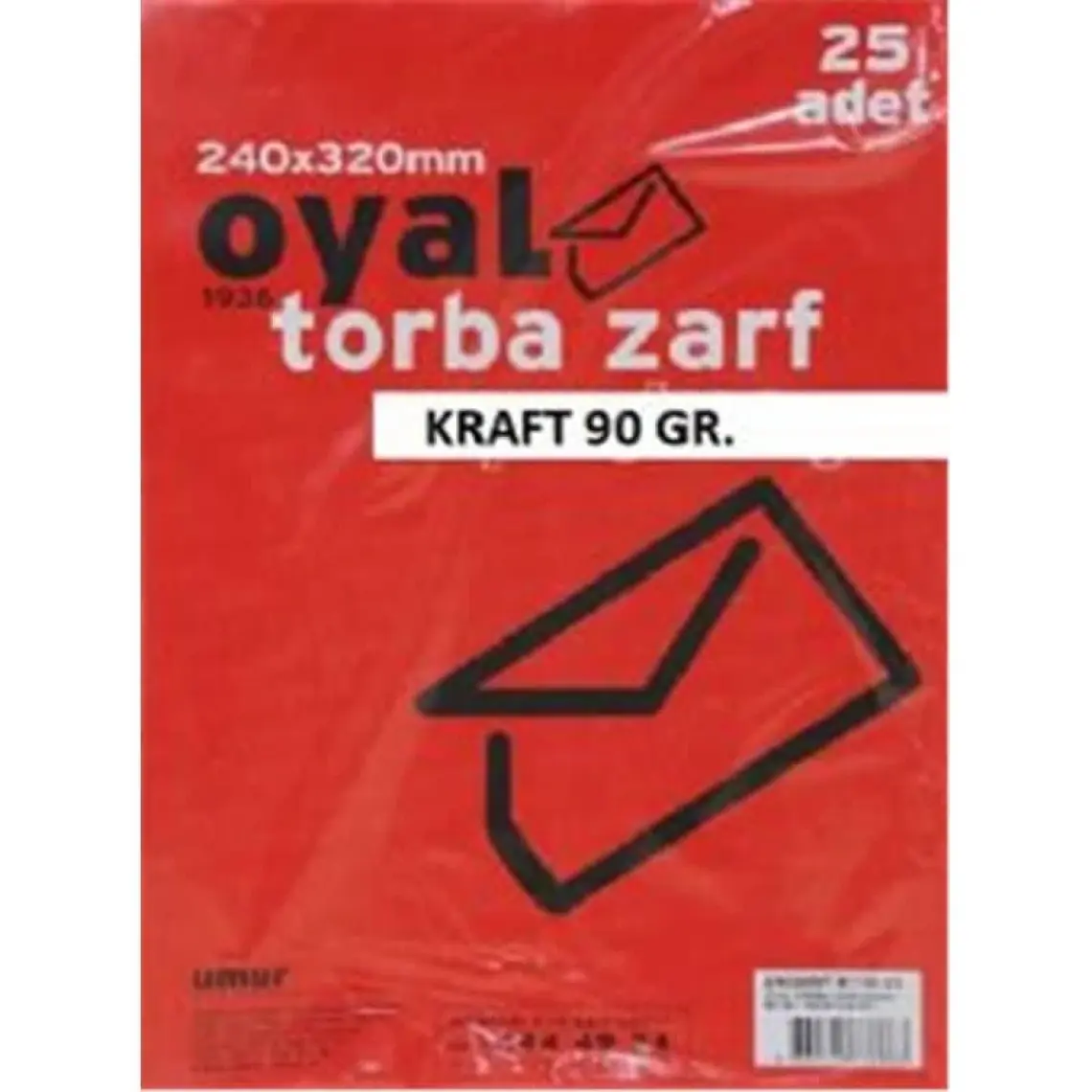 Oyal Zarf Torba 24X32 90Gr Kraft Slk 25 Li