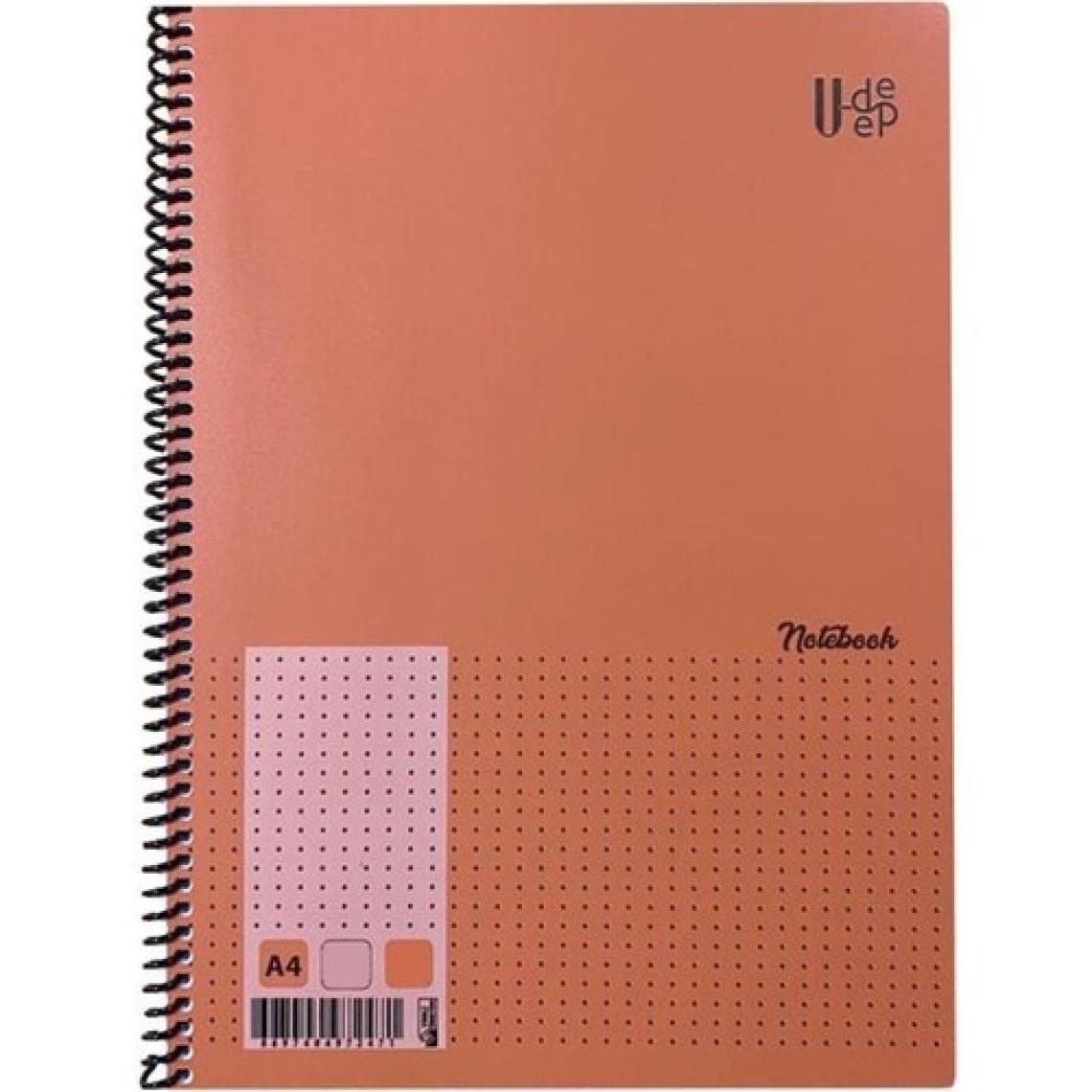 Umut U-Deep A4 Spiralli Defter Pp. Kapak 72 Yp. Kareli