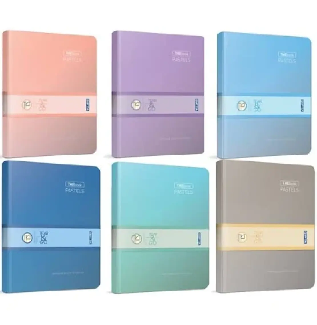 Gıpta The Book Pastel 20X28 296 Yaprak 4 Bölmeli Sert Kapak Defter