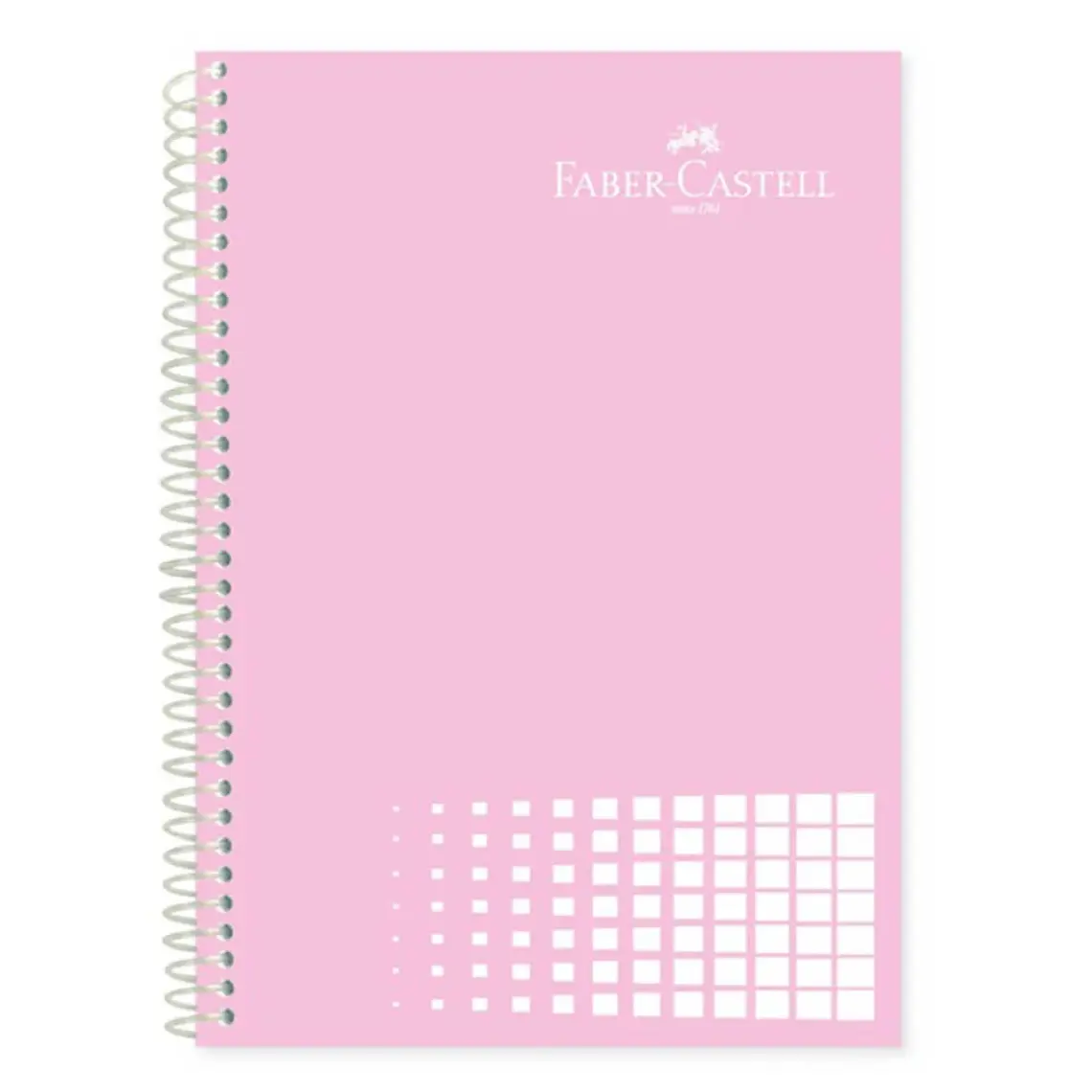 Faber-Castell PP Kapak 4 Blm Renkli Kenar Kare Defter 120 Yaprak (5075400160)