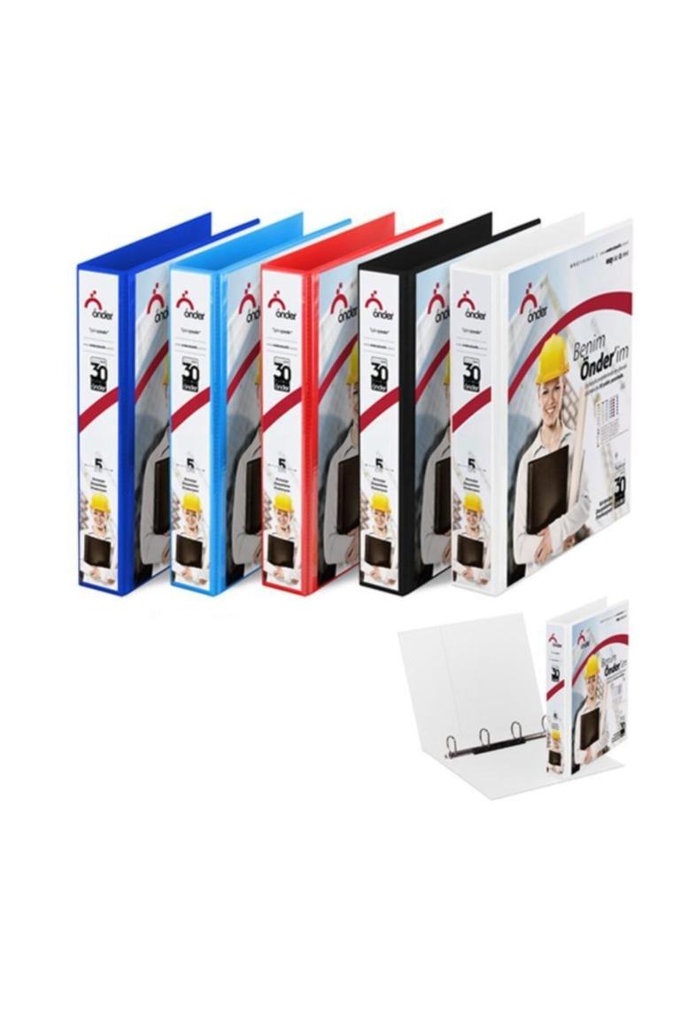 Pvc A4 Firma Klasörü (sunum Klasörü) - 5 Cm - 4d Mekanizmalı Beyaz