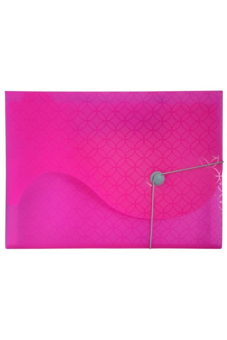 6 Cepli Körüklü Dosya Pembe