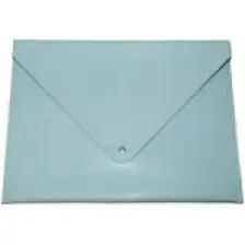 2K A4 Suni Deri Zarf Çıtçıtlı Dosya 25,5 x 33,5 cm Su Yeşili