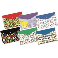 Ticon Desenli A4 Çıtçıtlı Dosya