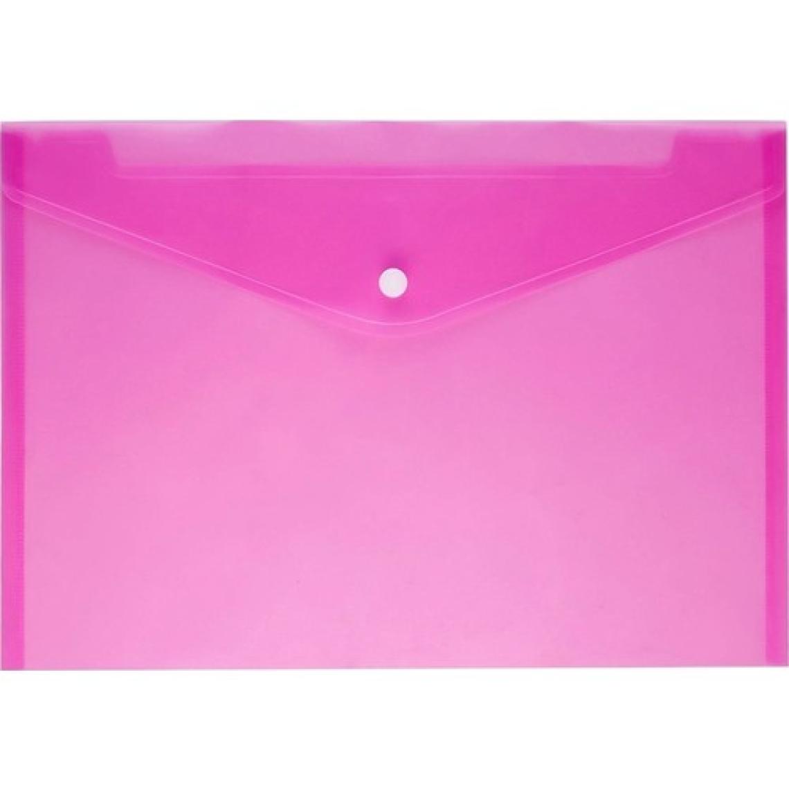 Lotte Çıtçıtlı Dosya A4 Pembe
