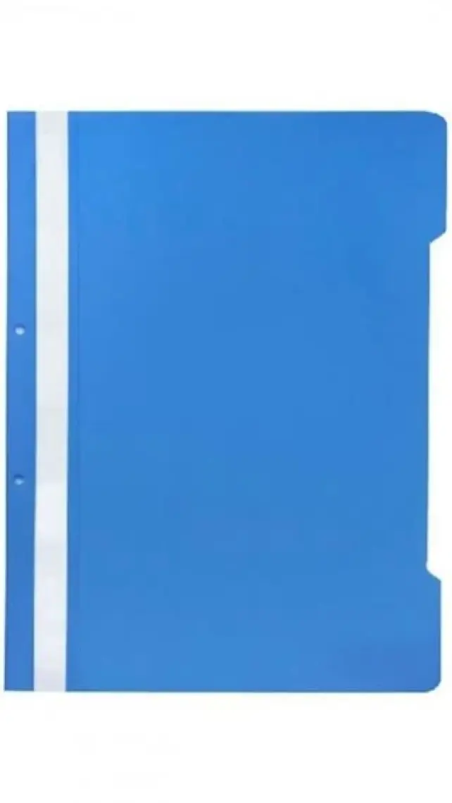 Telli Dosya Plastik A4 Mavi (50 Li) Tt100
