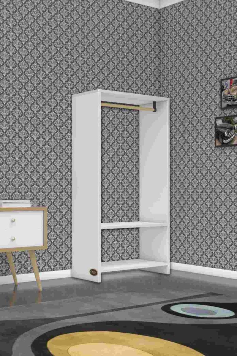 Kenzlife giysi dolabı rüknettin 120*060*30 cvz gardırop tekerlekli