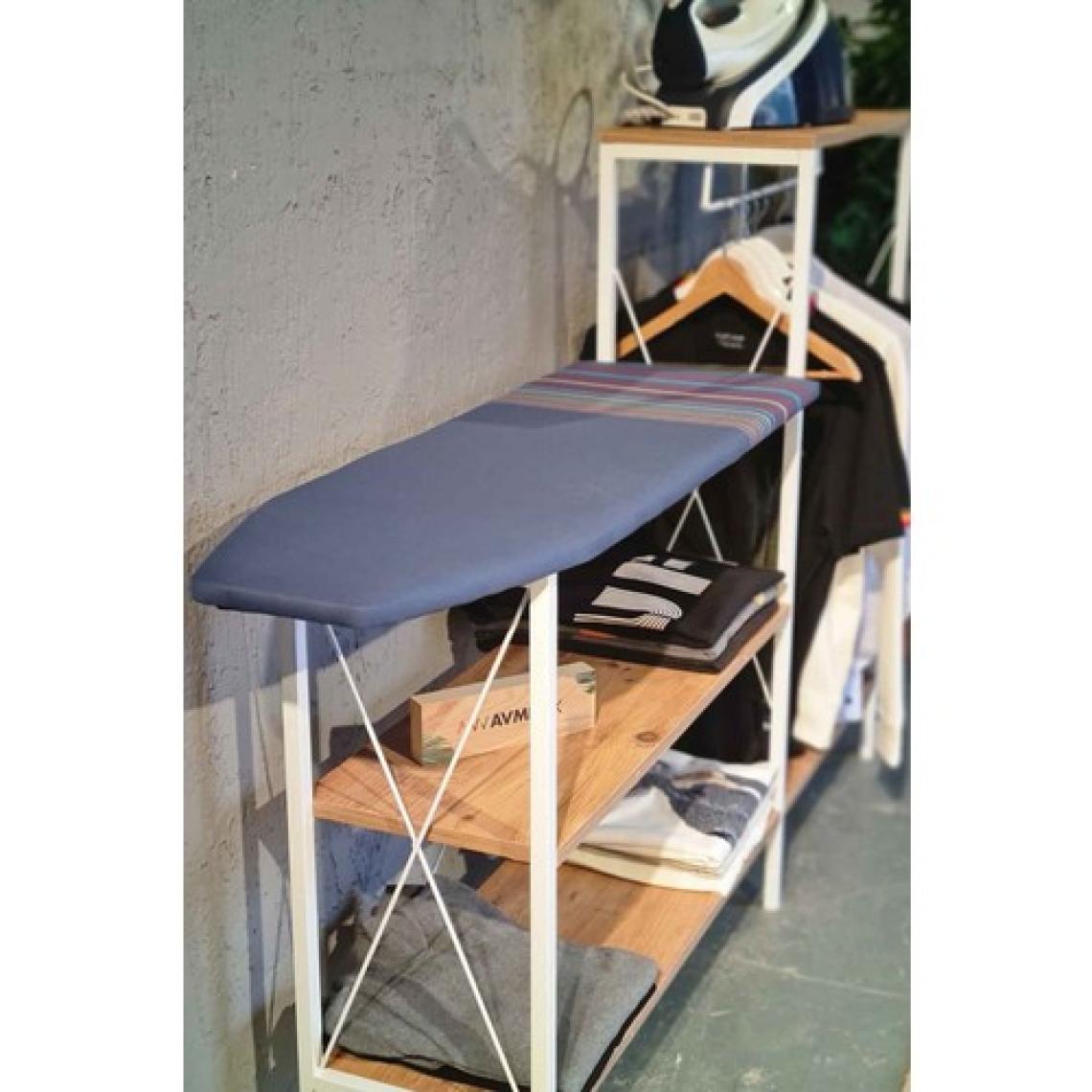 Avm Park Stally Askılı Ütü Masası Beyaz-Atlantik Çam