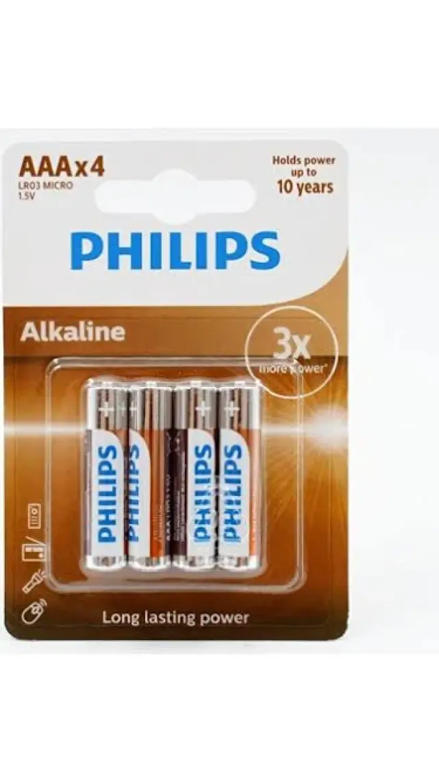 Philips Ince Kalem Pil Aaa 4lü