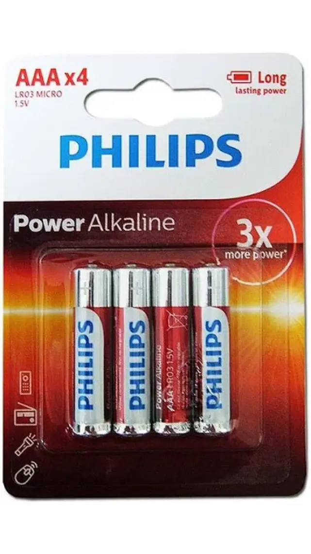 Philips Ince Kalem Pil Aaa 4lü