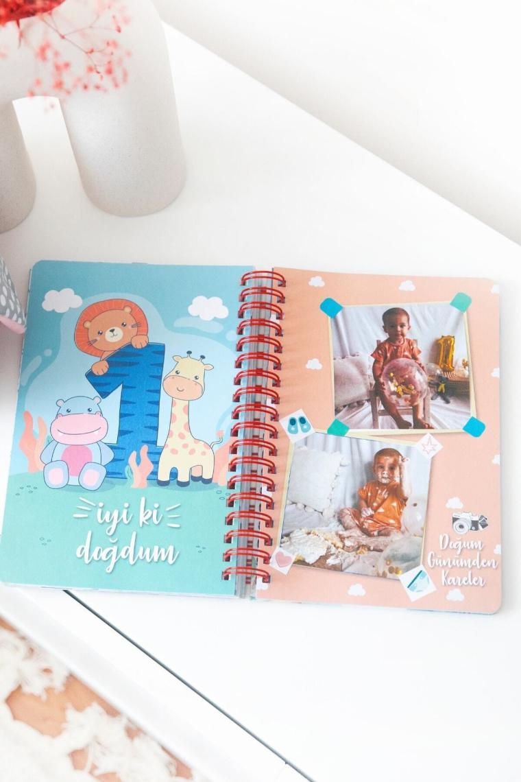 Bebek Anı Ve Anne Hamile Günlüğü Albüm Defter Erkek