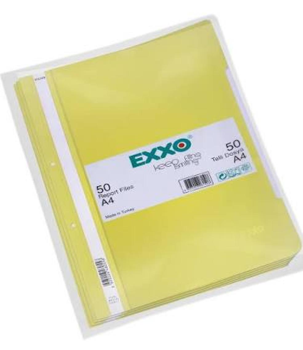 Exxo A4 Telli Dosya Sarı