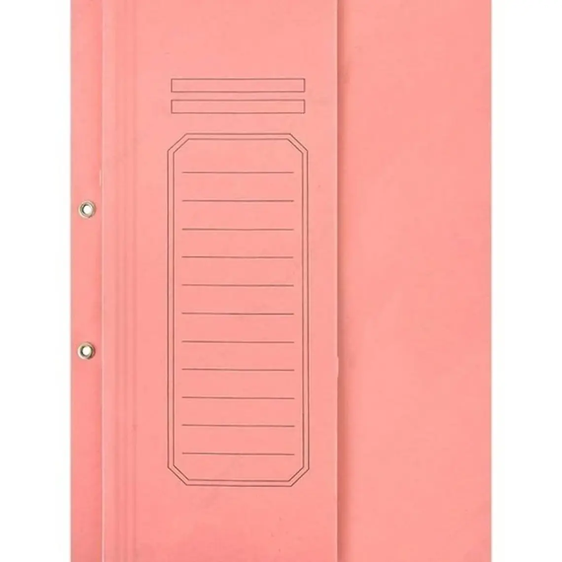 Alemdar Karton Telli Dosya Yarım Kapak Lüks Pembe 25Li Paket