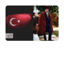 Atatürk Renklendirilmiş Fotoğraflar Defter Seti 1 - Çizgisiz - 64 Sayfa - 10,5x14cm