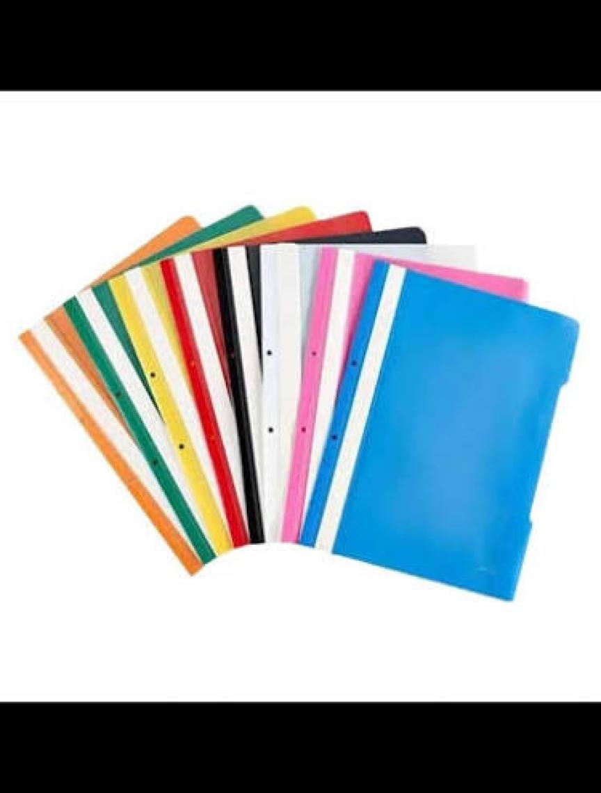 Bafix Telli A4 için Plastik Dosya 50'li - Mor