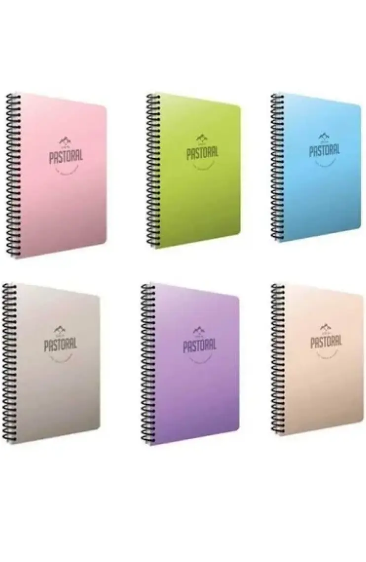 Pastoral Spiralli Pp.kapak A6 80yp. Kareli Defter