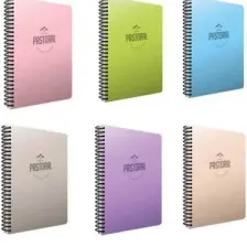 Pastoral Spiralli Pp.kapak A6 80yp. Kareli Defter
