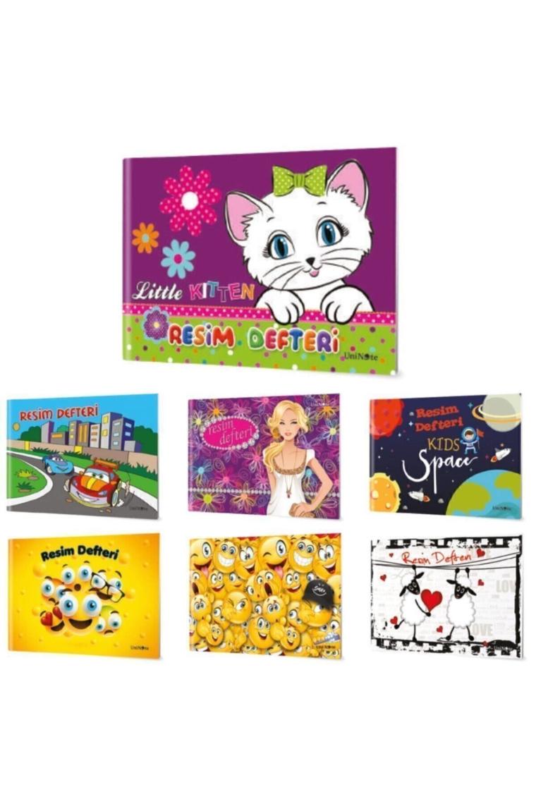 Orta Boy Resim Defteri 30 Yaprak 21x30