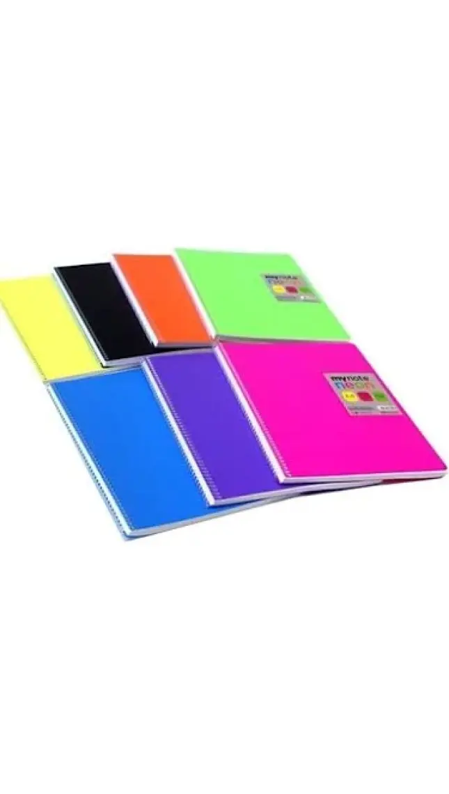 Spiralli Pp Kapak Defter A4 120 Yaprak Kareli