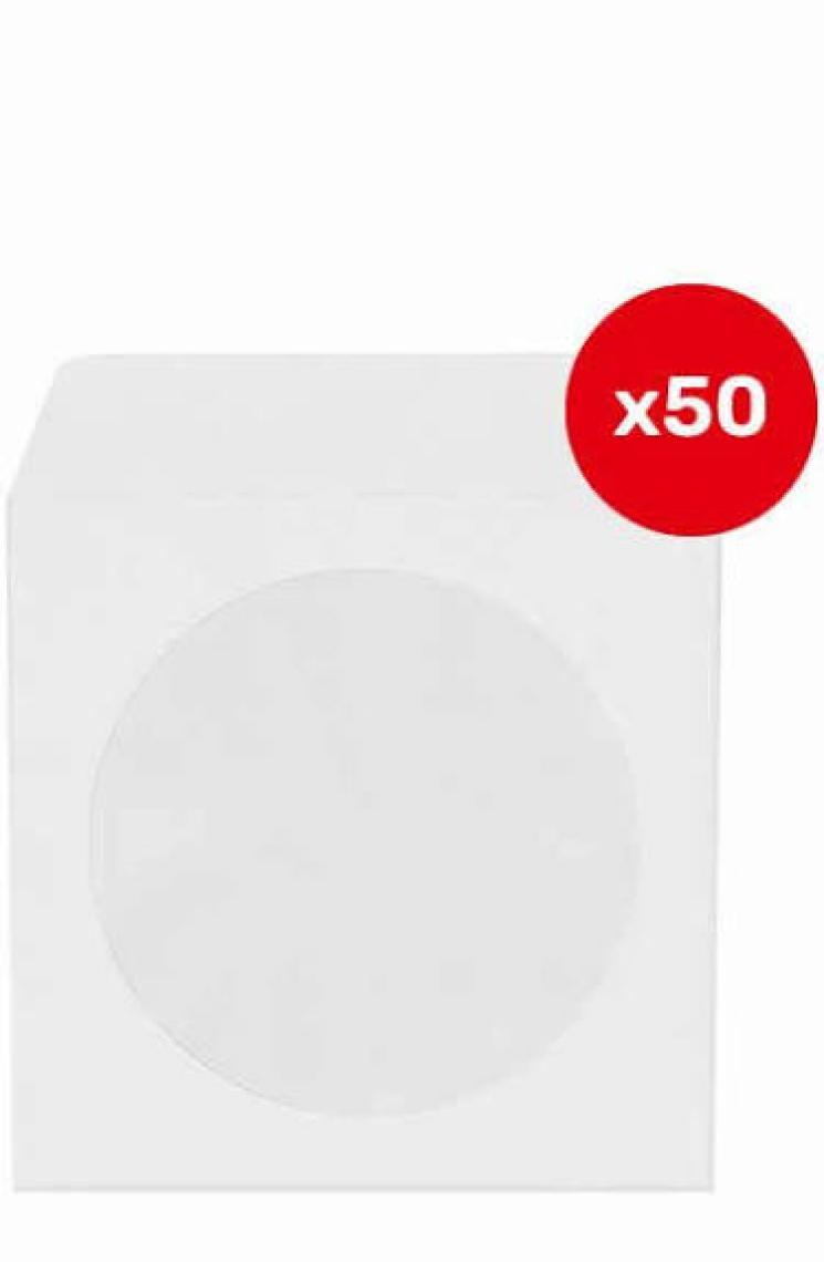 Oyal Zarf Cd 12.5X12.5 80Gr Beyaz Pencereli 25 Li