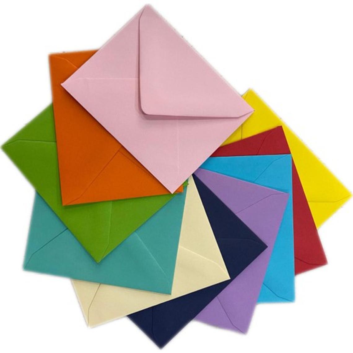 Doğan Zarf Karışık Renkli Zarf 7 x 9 cm MİNİ BOY 10'lu