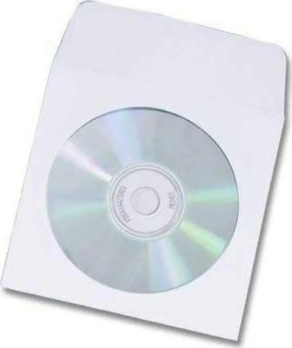 Elba Cd Zarfı Beyaz Pencereli 12.5X12.5 90 Gr 100 Lü