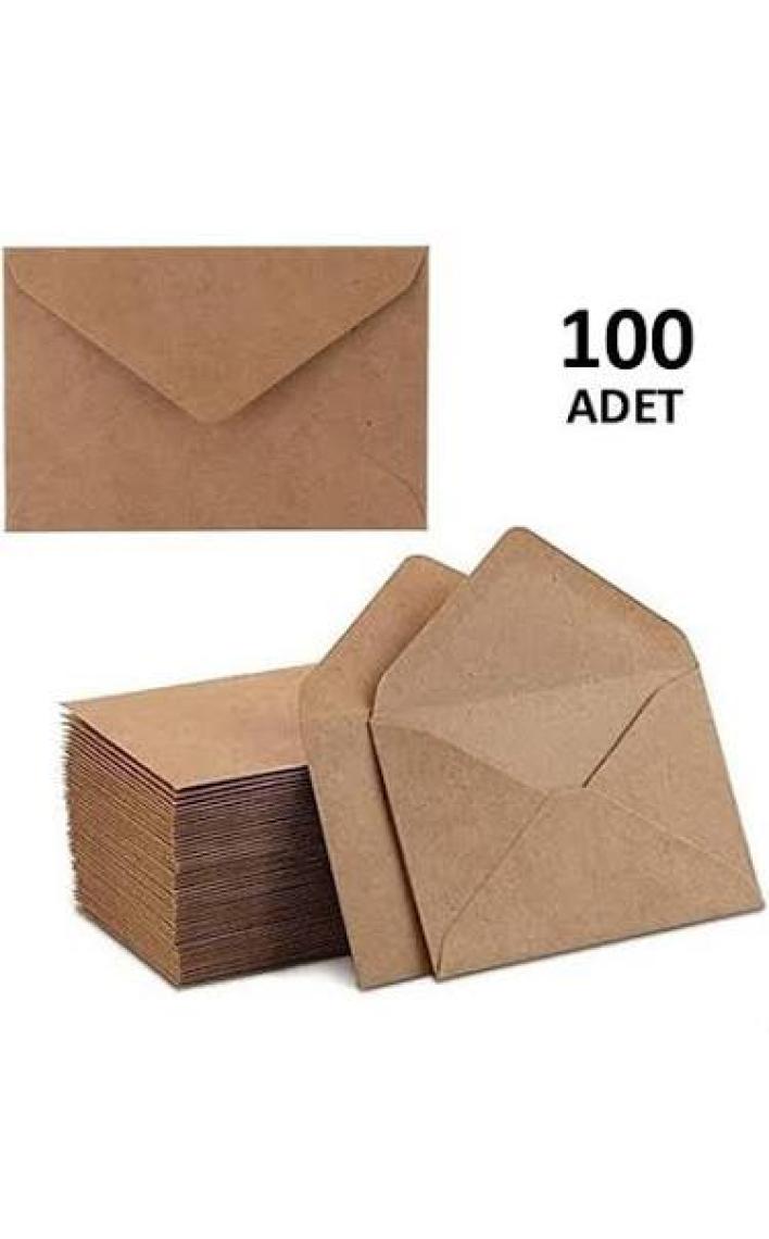 Pera İstanbul 100 Adet Mektup Zarfı 13x18cm 100gr. Kraft