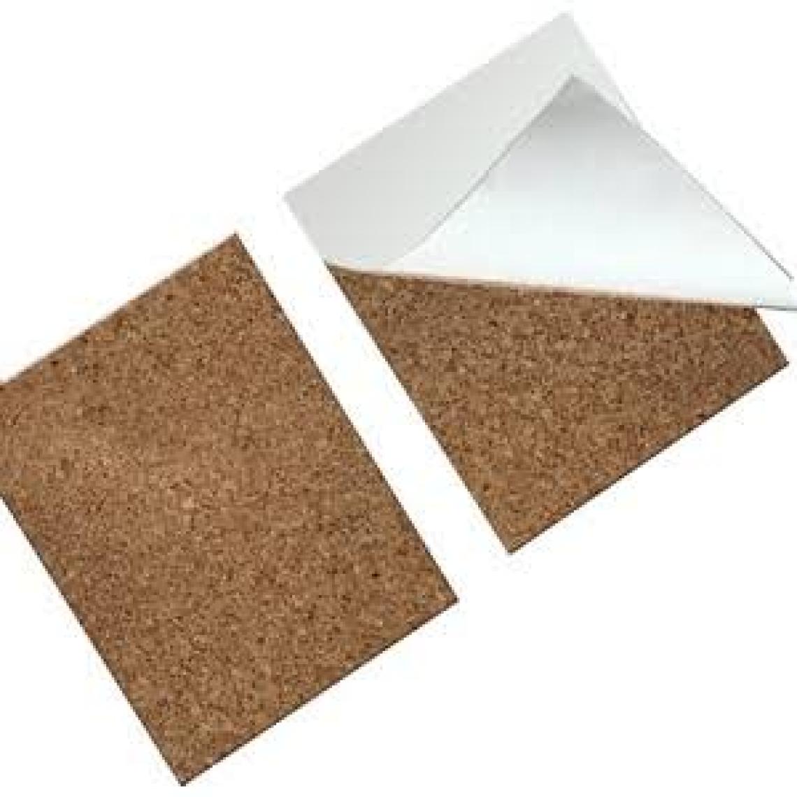 Direkt-Al Yapışkanlı Mantar Levha Arkası 2 mm 20 x 30 cm 2'li