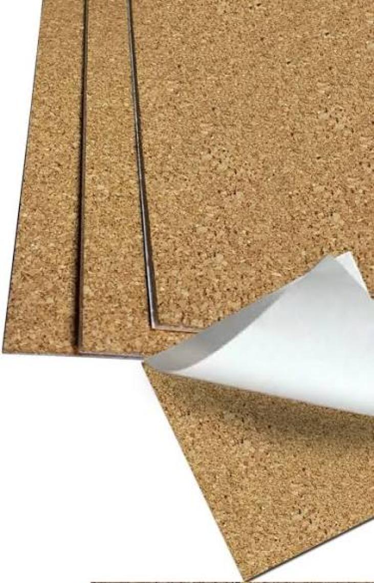 Direkt-Al Yapışkanlı Mantar Levha Arkası 2 mm 20 x 30 cm 2'li
