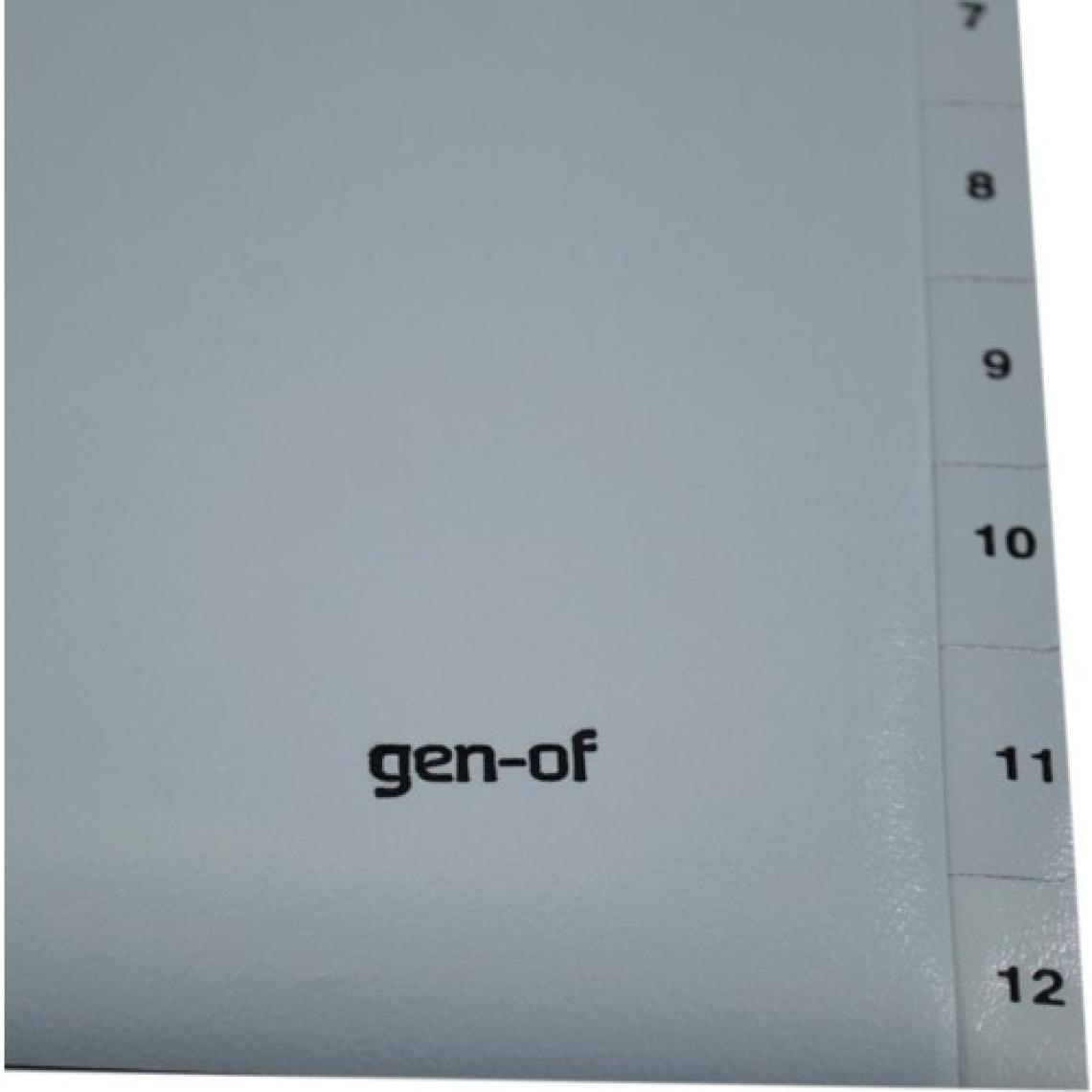 Gen-Of Ayraç Seperatör 1-12 Rakamlı (GEN-1305)