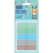 Kraf Kale Kraf Index Fılm (Pp) 12X45MM Pop-Up 5 Renk X30YP Pastel 51248-1