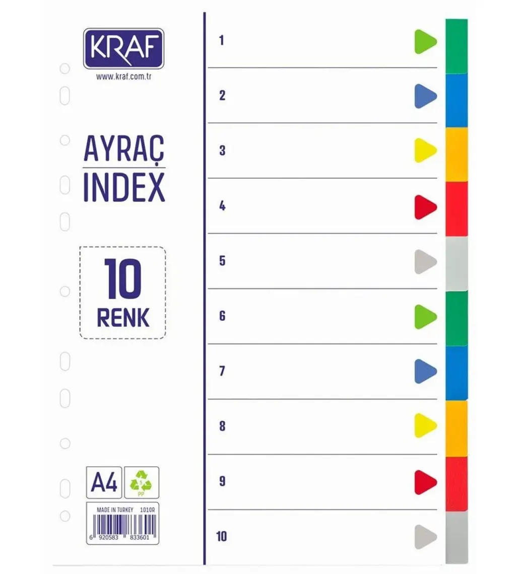 Kraf 1010R Separatör 10 Renk