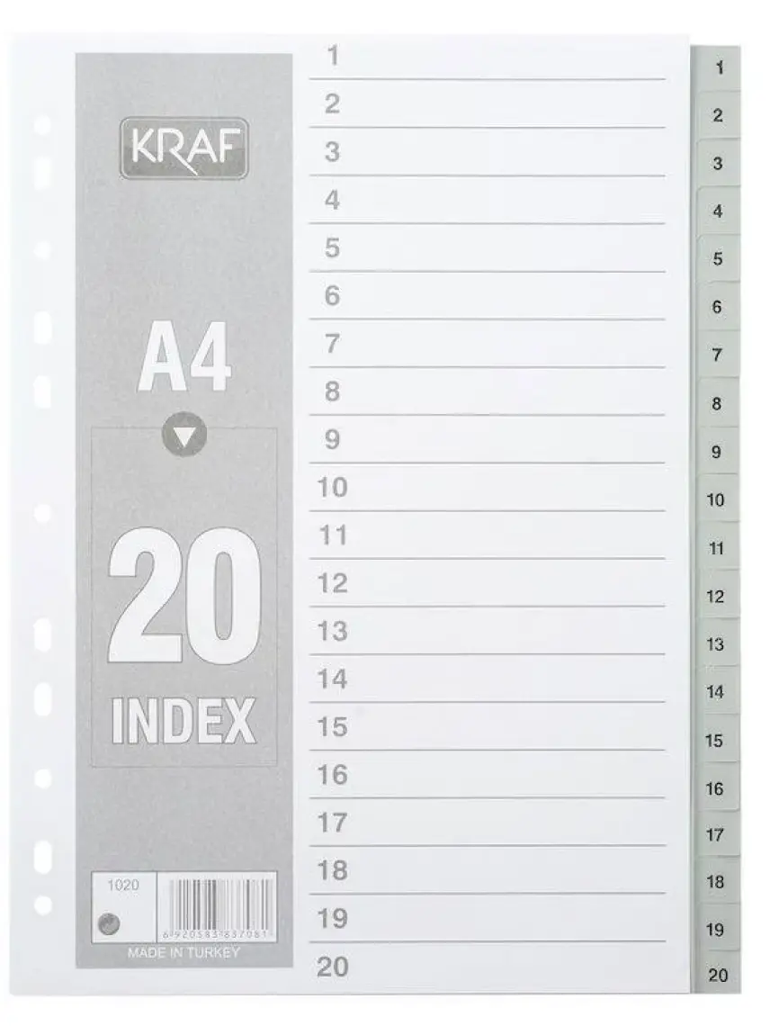 Kraf 1010R Separatör 10 Renk