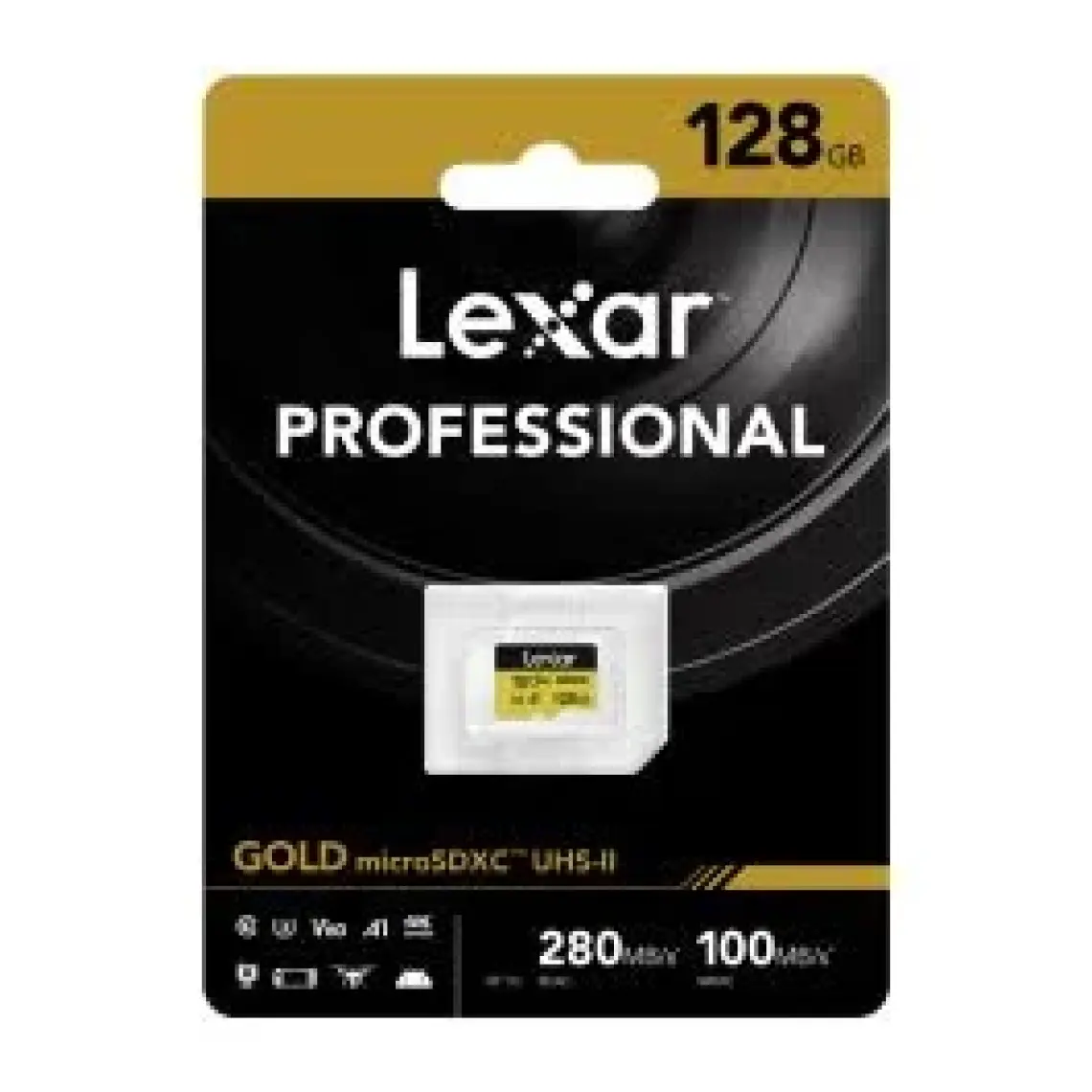 Lexar 128GB Professional Gold V60 280MB Uhs-Iı Micro Sd Hafıza Kartı