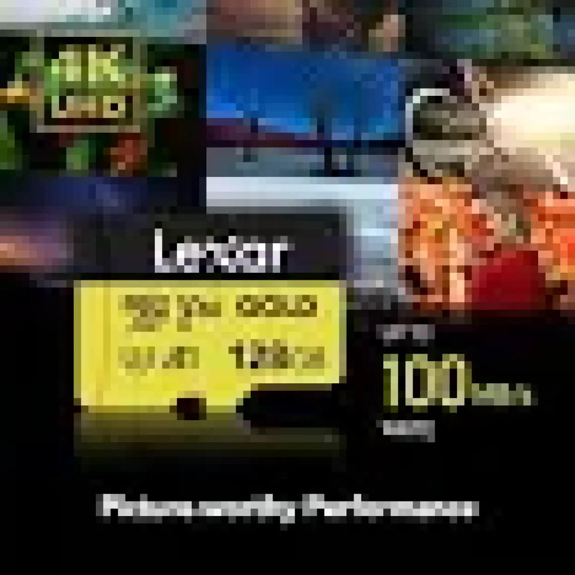 Lexar 128GB Professional Gold V60 280MB Uhs-Iı Micro Sd Hafıza Kartı